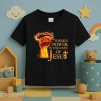 Jesus There Is Power In The Name Of Jesust Toddler T-Shirt thumb 3