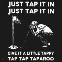 Just Tap It In Just Tap It In Give It A Little Tappy Tap Women's Hoodie thumb 2