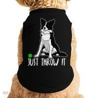 Just Throw It Funny Border Collie Dog Lover Doggie Tank thumb 0