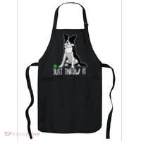 Just Throw It Funny Border Collie Dog Lover Apron thumb 0