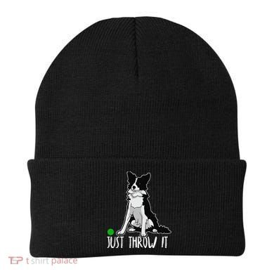 Just Throw It Funny Border Collie Dog Lover Beanie