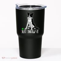 Just Throw It Funny Border Collie Dog Lover Tumbler thumb 0