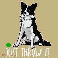 Just Throw It Funny Border Collie Dog Lover Mousepad thumb 1