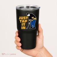 Just Tap It In Golf Lovers Tumbler thumb 2