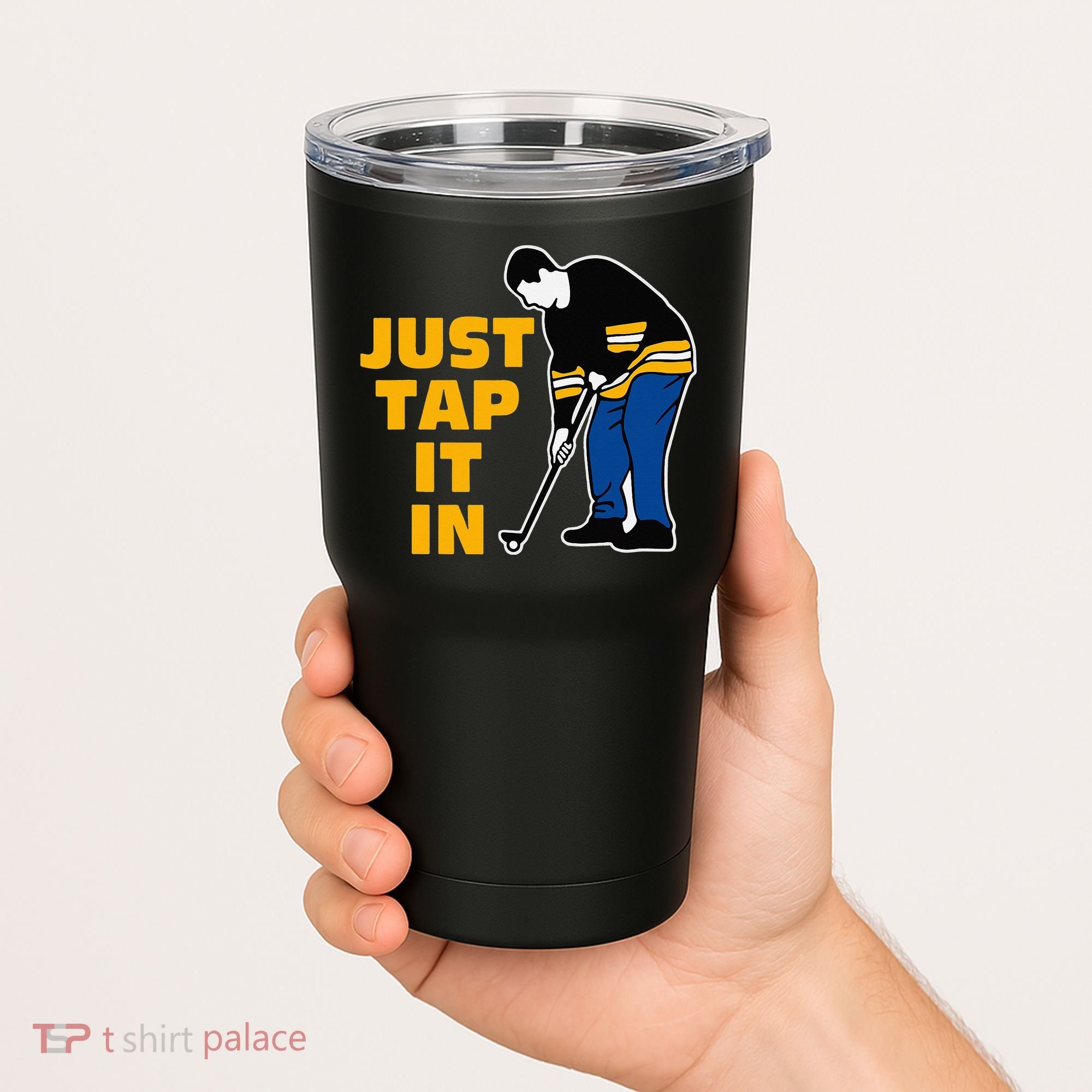 Just Tap It In Golf Lovers Tumbler