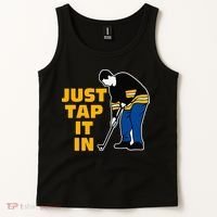 Just Tap It In Golf Lovers Tank Top thumb 2