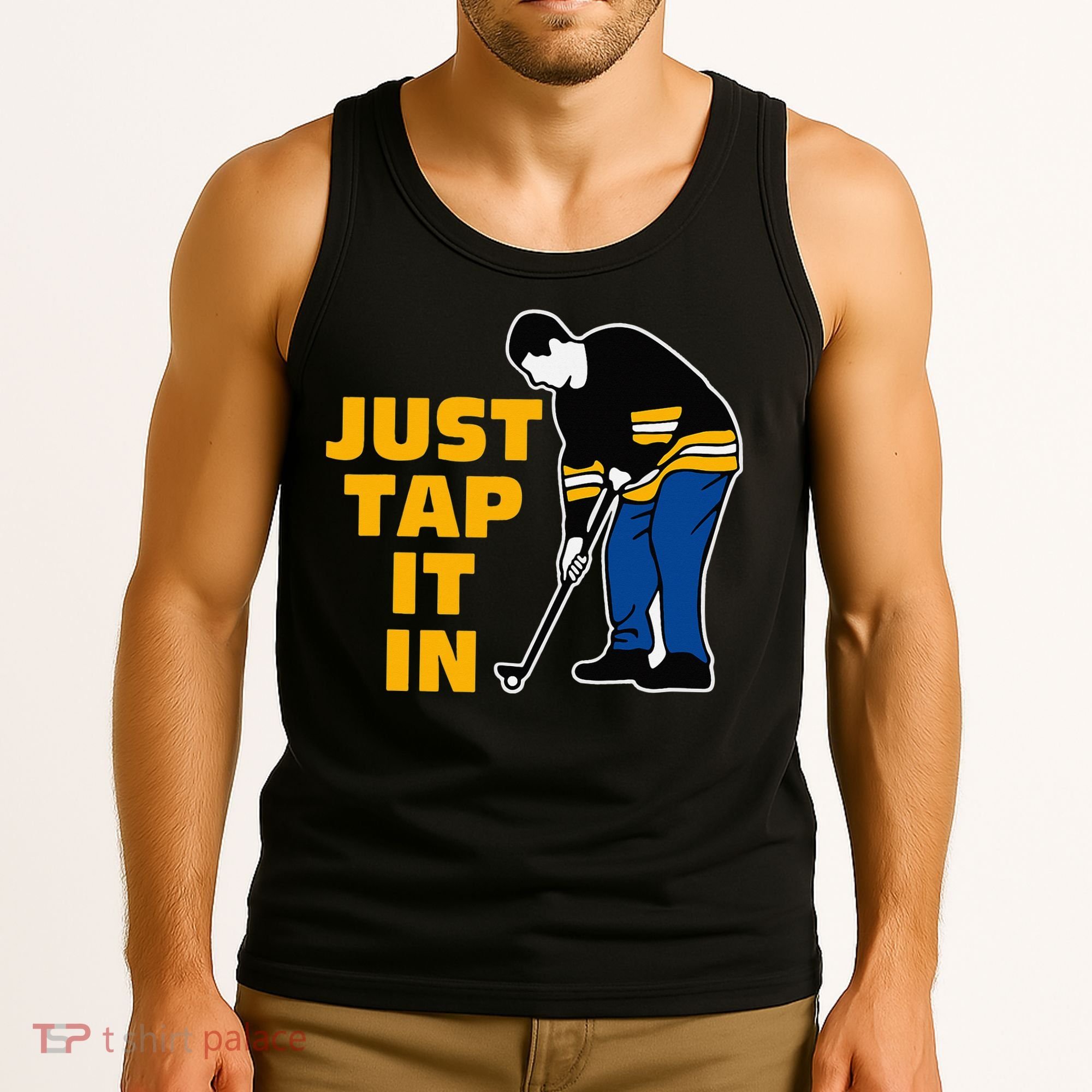 Just Tap It In Golf Lovers Tank Top