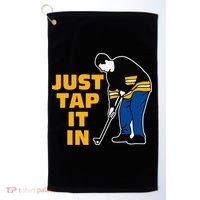 Just Tap It In Golf Lovers Golf Towel thumb 0