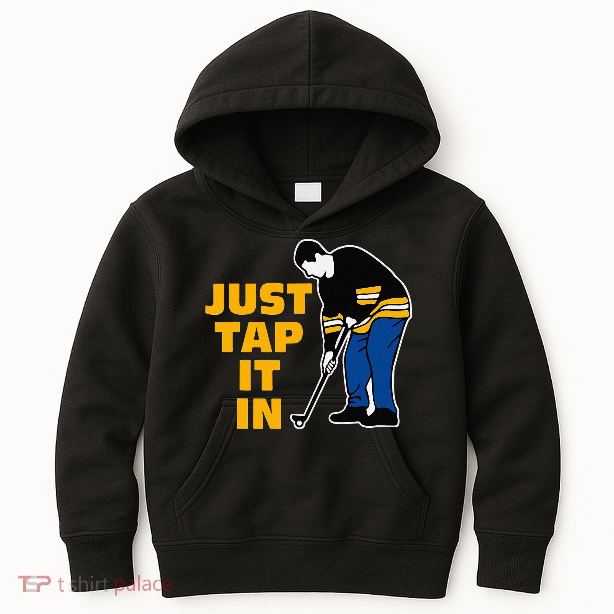 Just Tap It In Golf Lovers Kids Hoodie