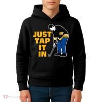 Just Tap It In Golf Lovers Kids Hoodie thumb 4