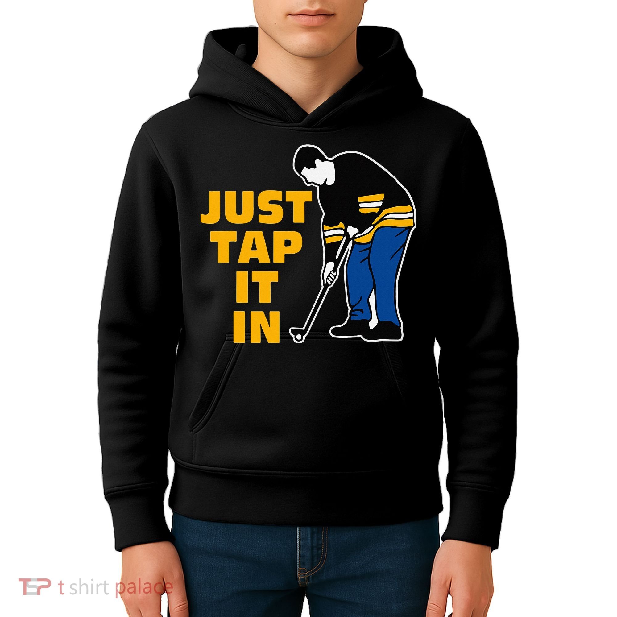 Just Tap It In Golf Lovers Kids Hoodie
