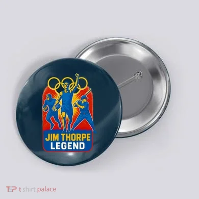 Jim Thorpe Legend Button