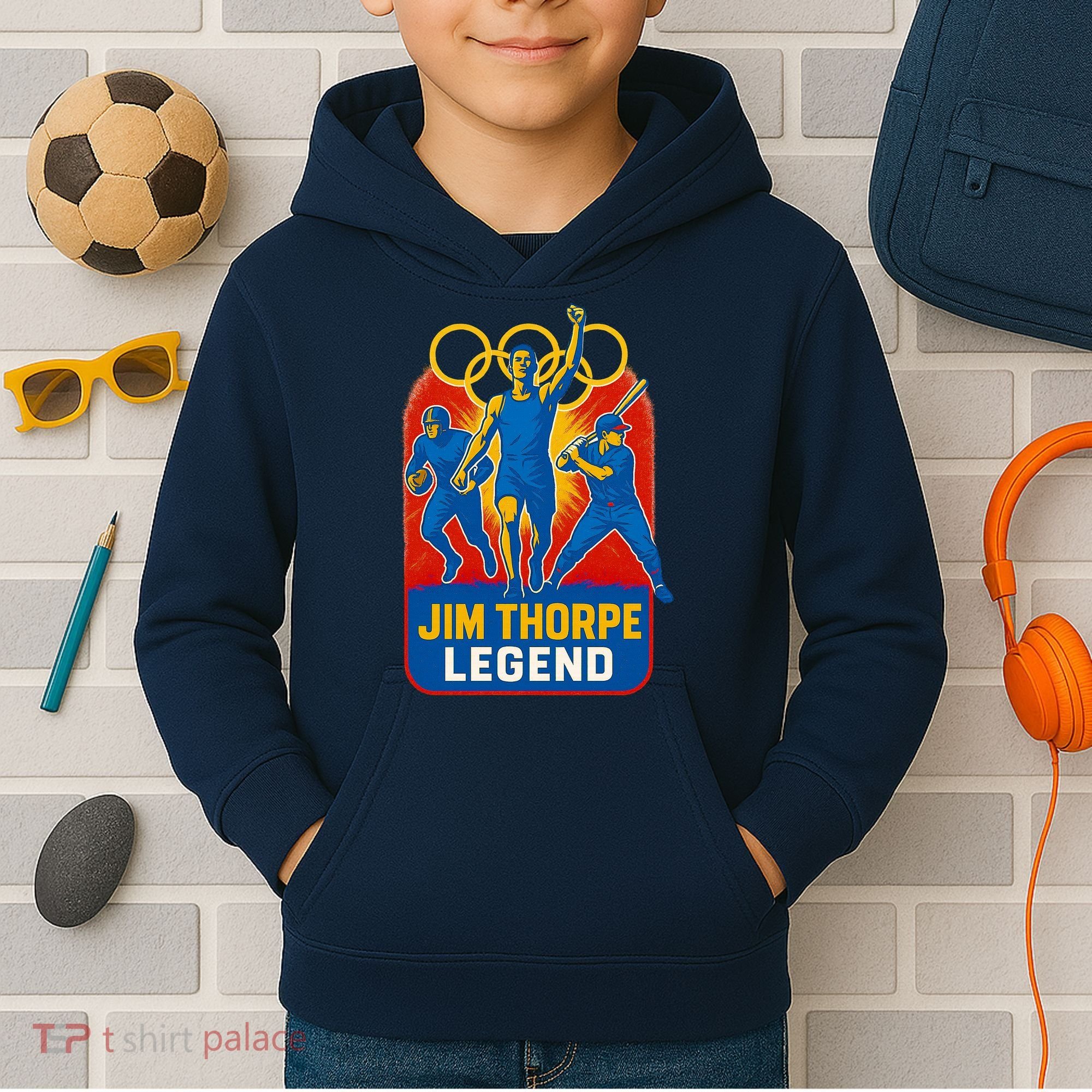 Jim Thorpe Legend Kids Hoodie