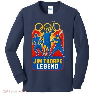 Jim Thorpe Legend Kids Long Sleeve Shirt