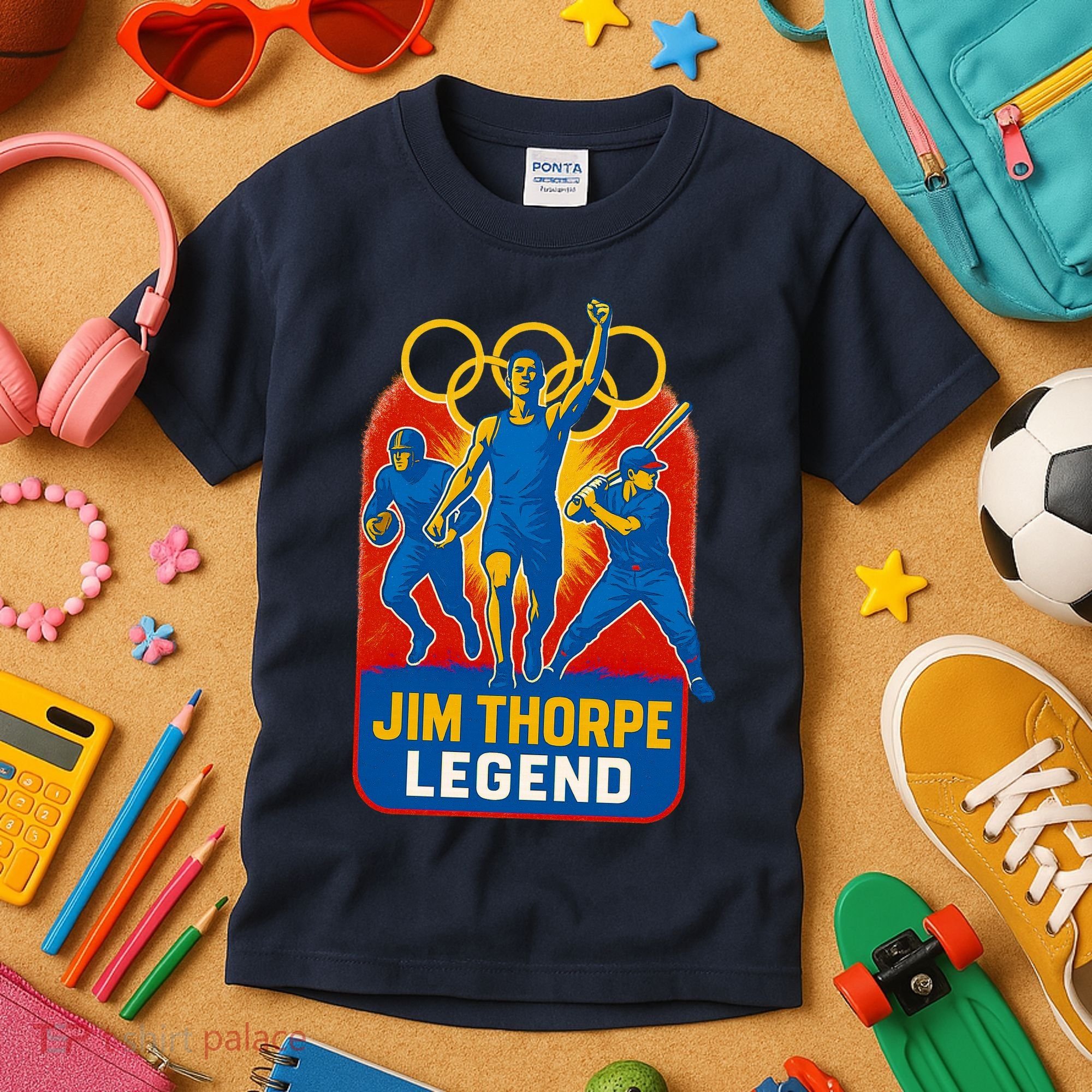 Jim Thorpe Legend Kids T-Shirt