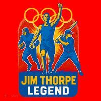 Jim Thorpe Legend Santa Hat thumb 1