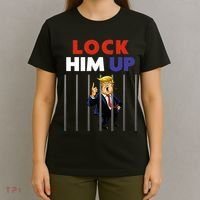 Jail Trump Lock Him Up Anti Trump T-Shirt thumb 4