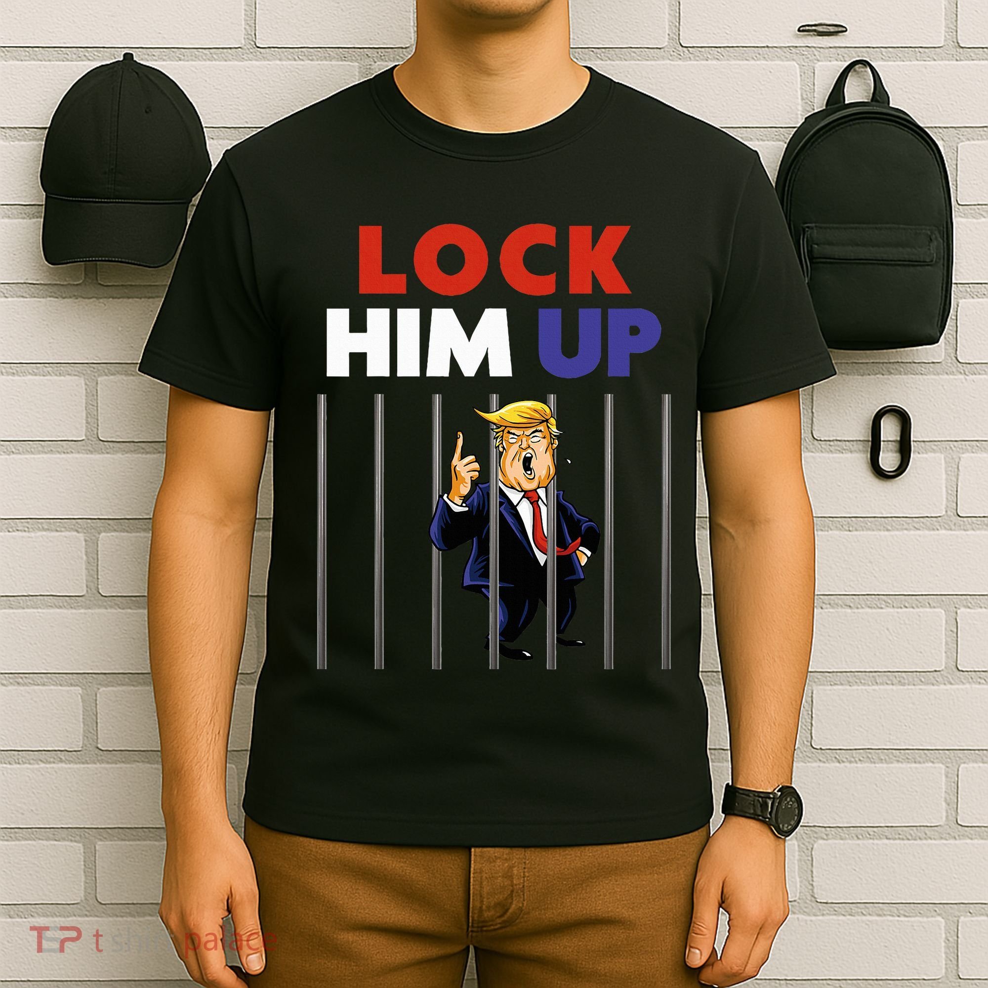 Jail Trump Lock Him Up Anti Trump T-Shirt