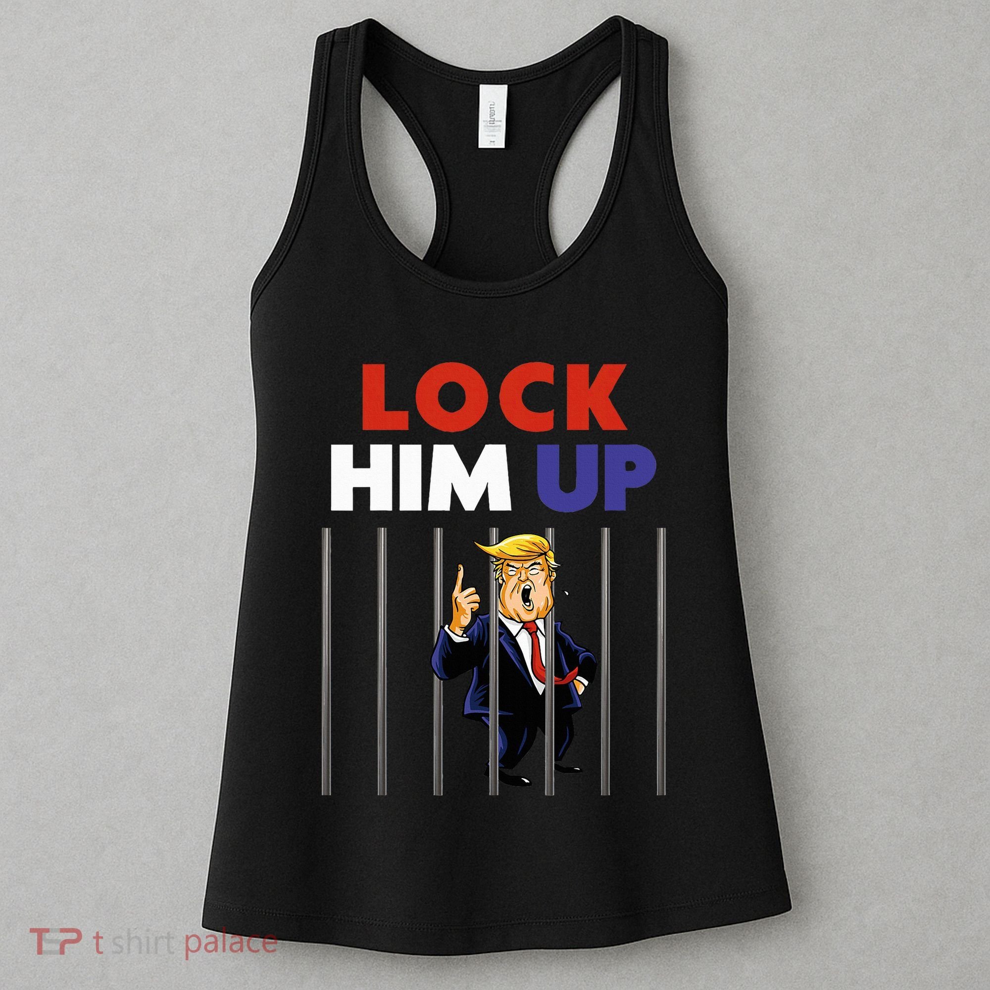 Jail Trump Lock Him Up Anti Trump Women's Tank Top