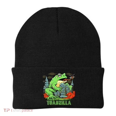 Japanese Toadzilla Monster Frog Attack Beanie