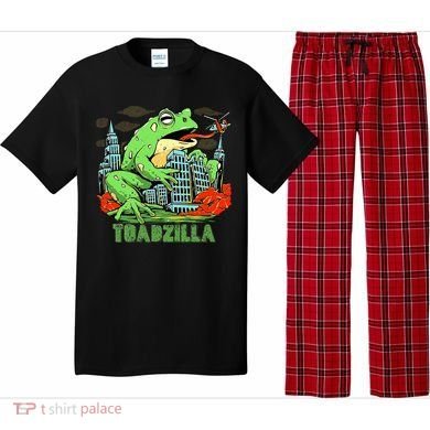 Japanese Toadzilla Monster Frog Attack Pajama Set