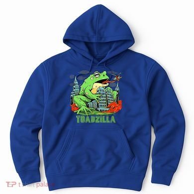 Japanese Toadzilla Monster Frog Attack Hoodie