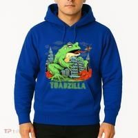 Japanese Toadzilla Monster Frog Attack Hoodie thumb 2