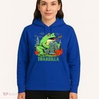 Japanese Toadzilla Monster Frog Attack Hoodie thumb 5