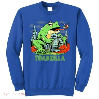 Japanese Toadzilla Monster Frog Attack Sweatshirt