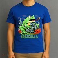 Japanese Toadzilla Monster Frog Attack T-Shirt thumb 3