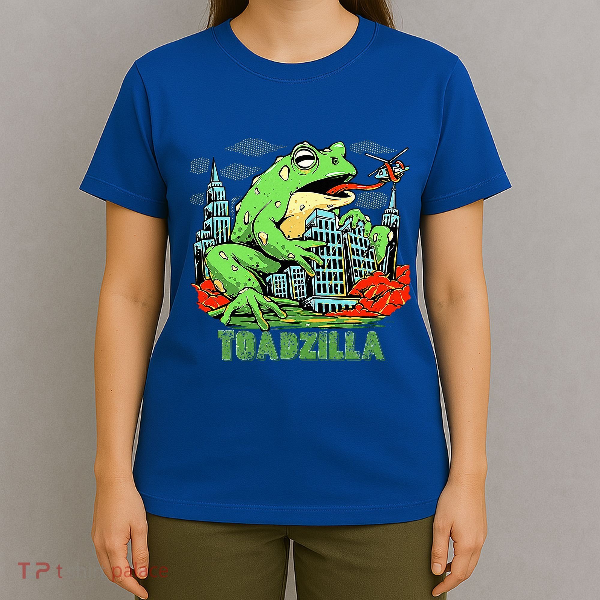 Japanese Toadzilla Monster Frog Attack T-Shirt