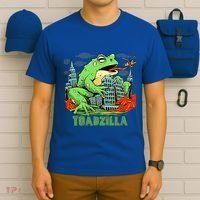 Japanese Toadzilla Monster Frog Attack T-Shirt thumb 6