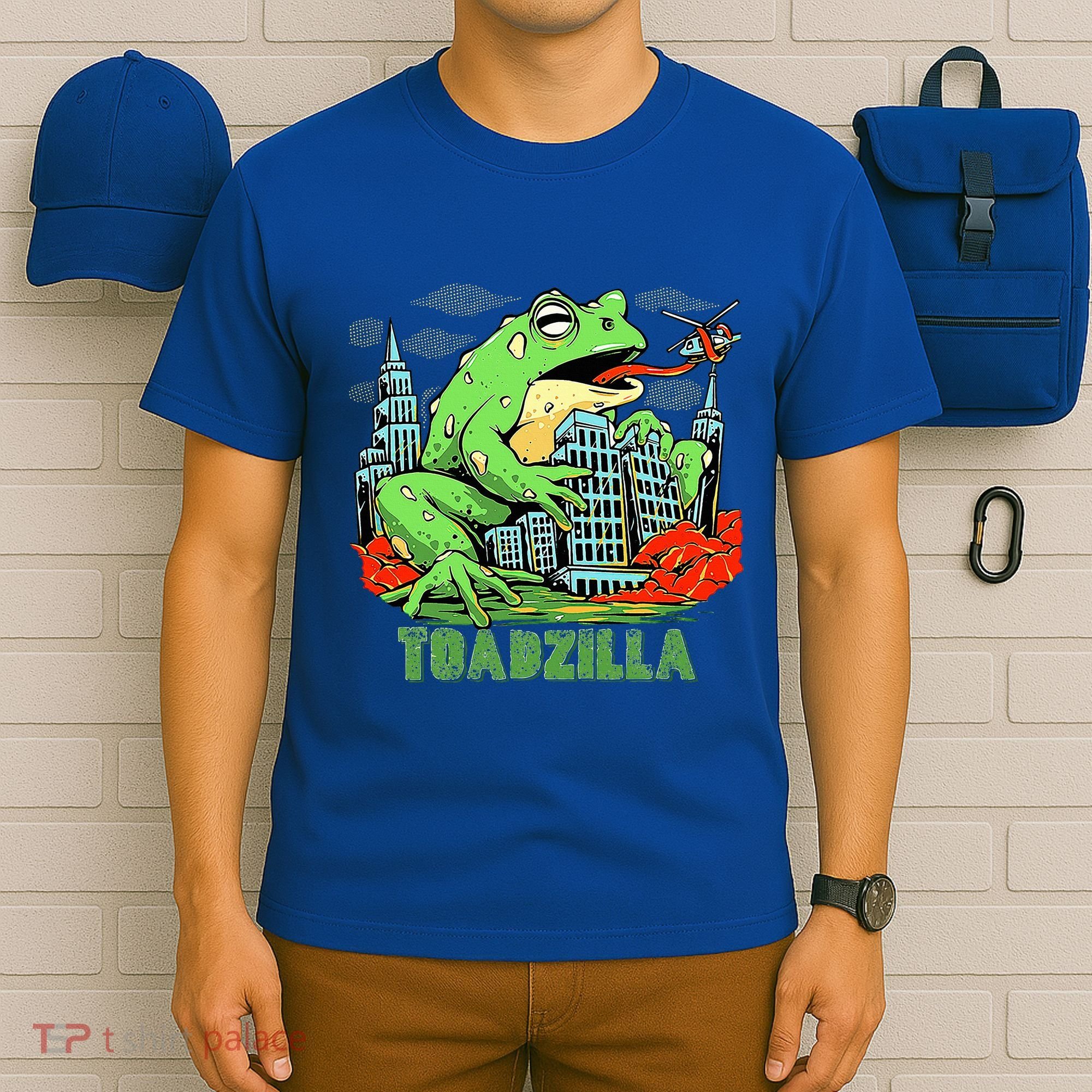 Japanese Toadzilla Monster Frog Attack T-Shirt