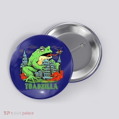 Japanese Toadzilla Monster Frog Attack Button
