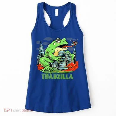 Japanese Toadzilla Monster Frog Attack Women's Tank Top