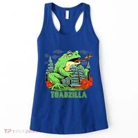 Japanese Toadzilla Monster Frog Attack Women's Tank Top thumb 0