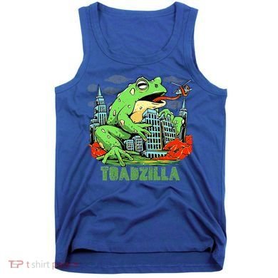 Japanese Toadzilla Monster Frog Attack Tank Top
