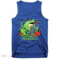 Japanese Toadzilla Monster Frog Attack Tank Top thumb 0