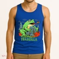 Japanese Toadzilla Monster Frog Attack Tank Top thumb 3