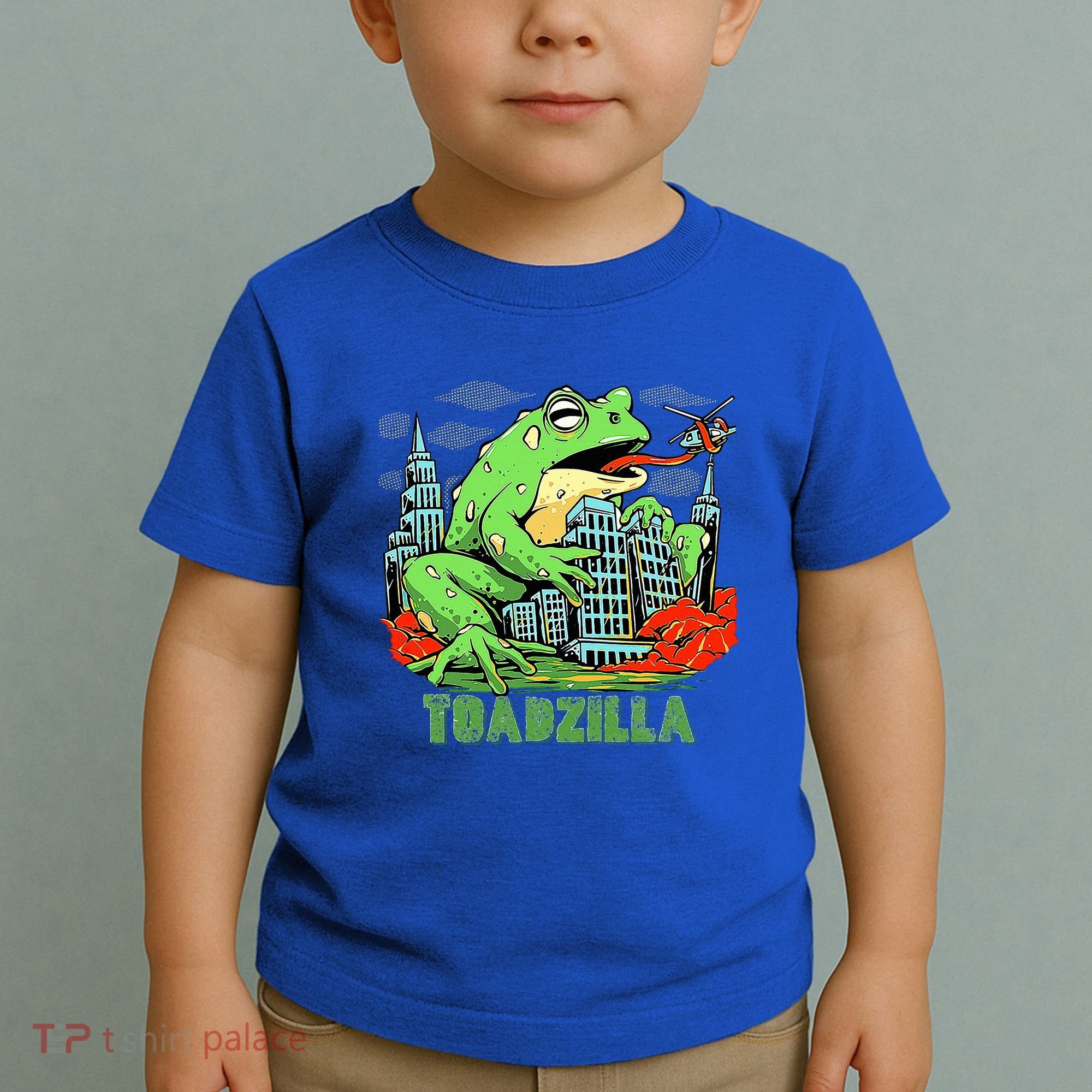 Japanese Toadzilla Monster Frog Attack Toddler T-Shirt