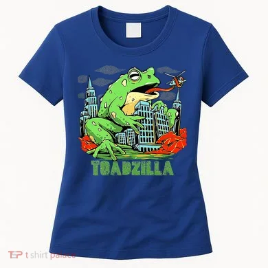 Japanese Toadzilla Monster Frog Attack Women's T-Shirt