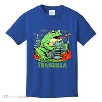 Japanese Toadzilla Monster Frog Attack Kids T-Shirt thumb 0
