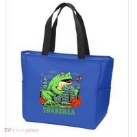 Japanese Toadzilla Monster Frog Attack Tote Bag thumb 3