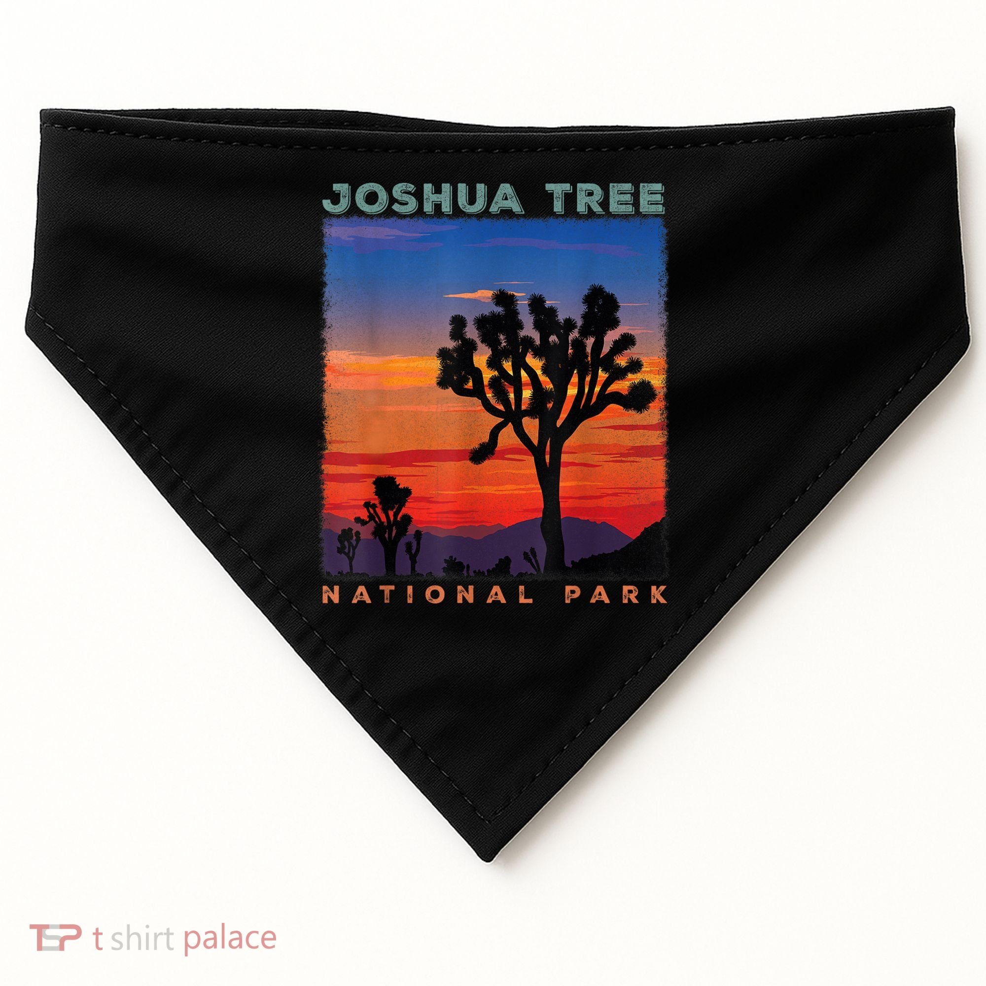 Joshua Tree National Park USA-Made Doggie Bandana