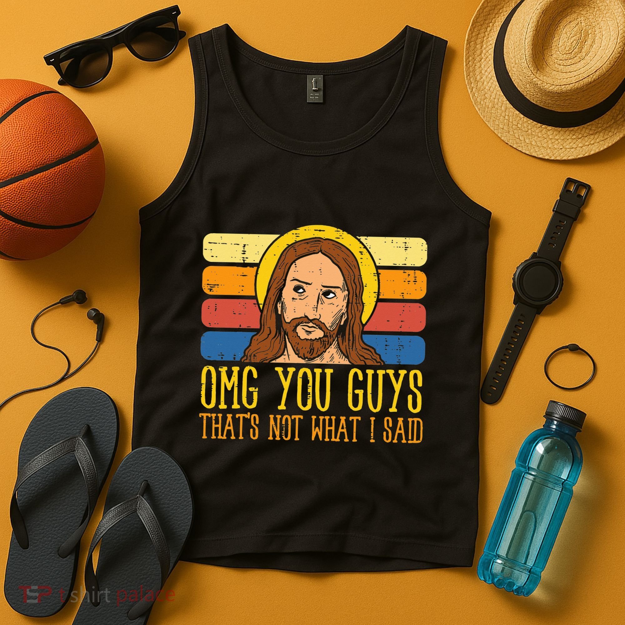 Jesus Thats Not What Said Religious God Christian Tank Top