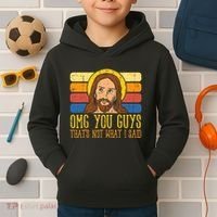 Jesus Thats Not What Said Religious God Christian Kids Hoodie thumb 2