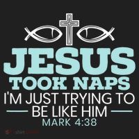 Jesus Took Naps Religious Pastor Bible Scripture Christian Women's Sweatshirt thumb 2