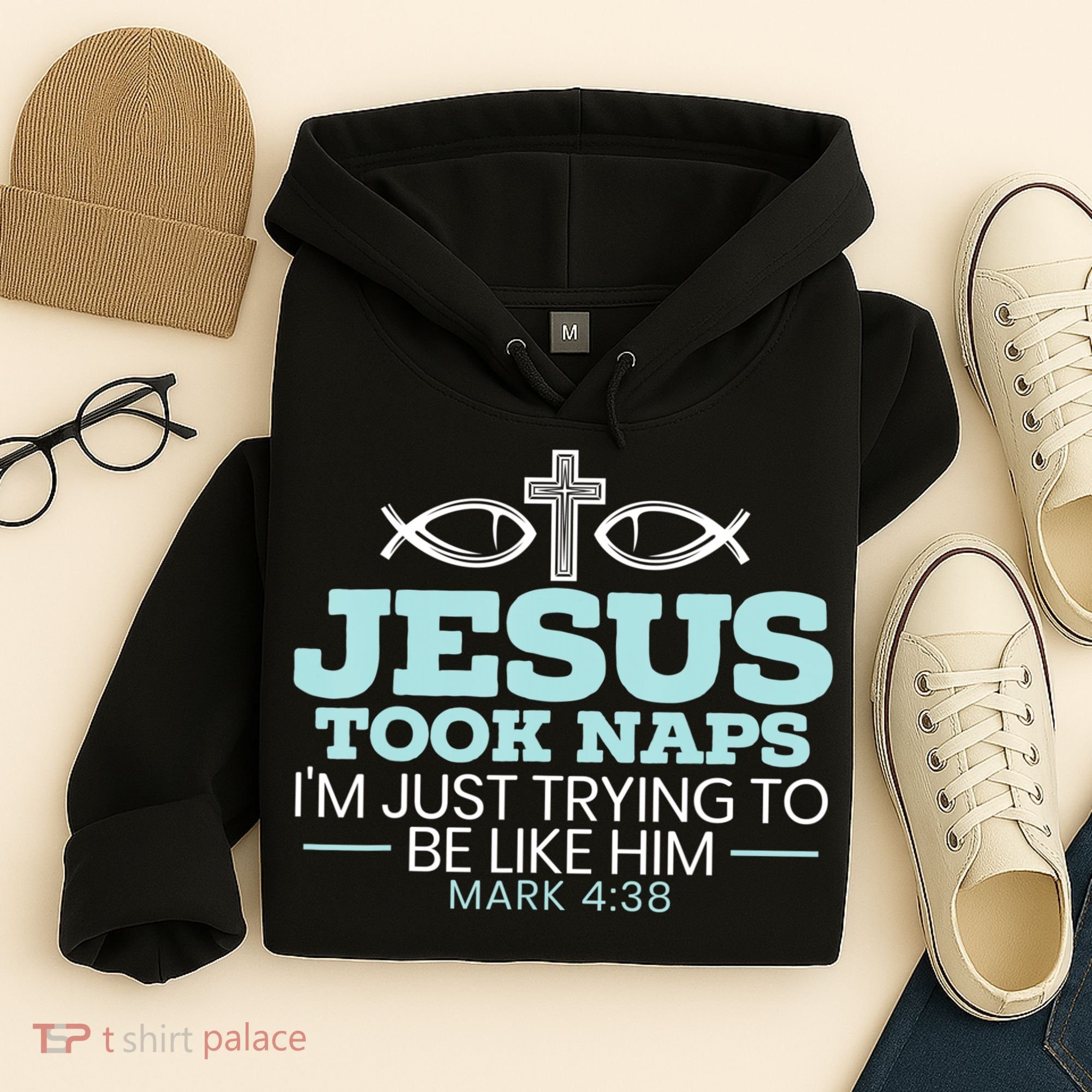 Jesus Took Naps Religious Pastor Bible Scripture Christian Hoodie