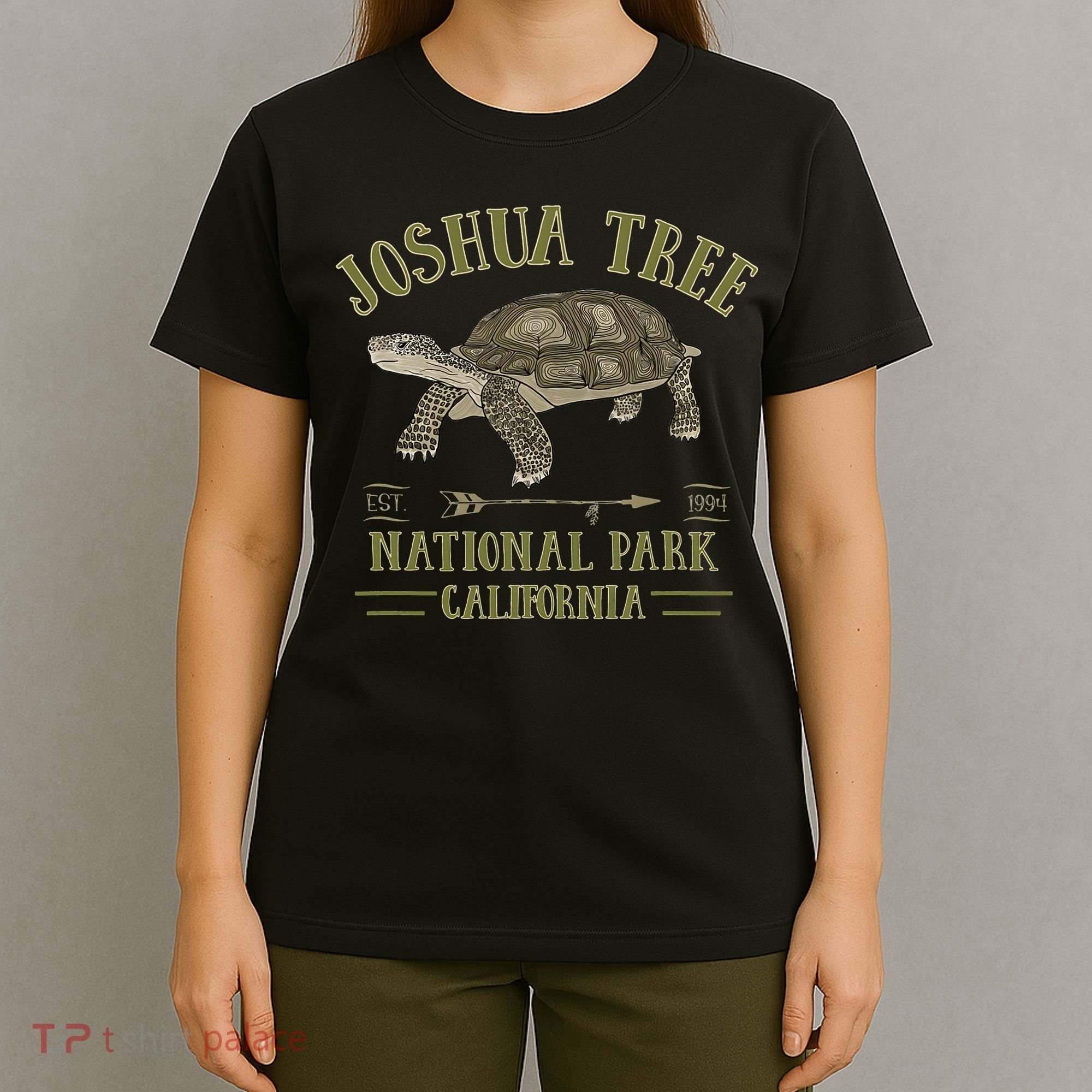 JOSHUA TREE NATIONAL PARK California Desert Turtle Tortoise T-Shirt
