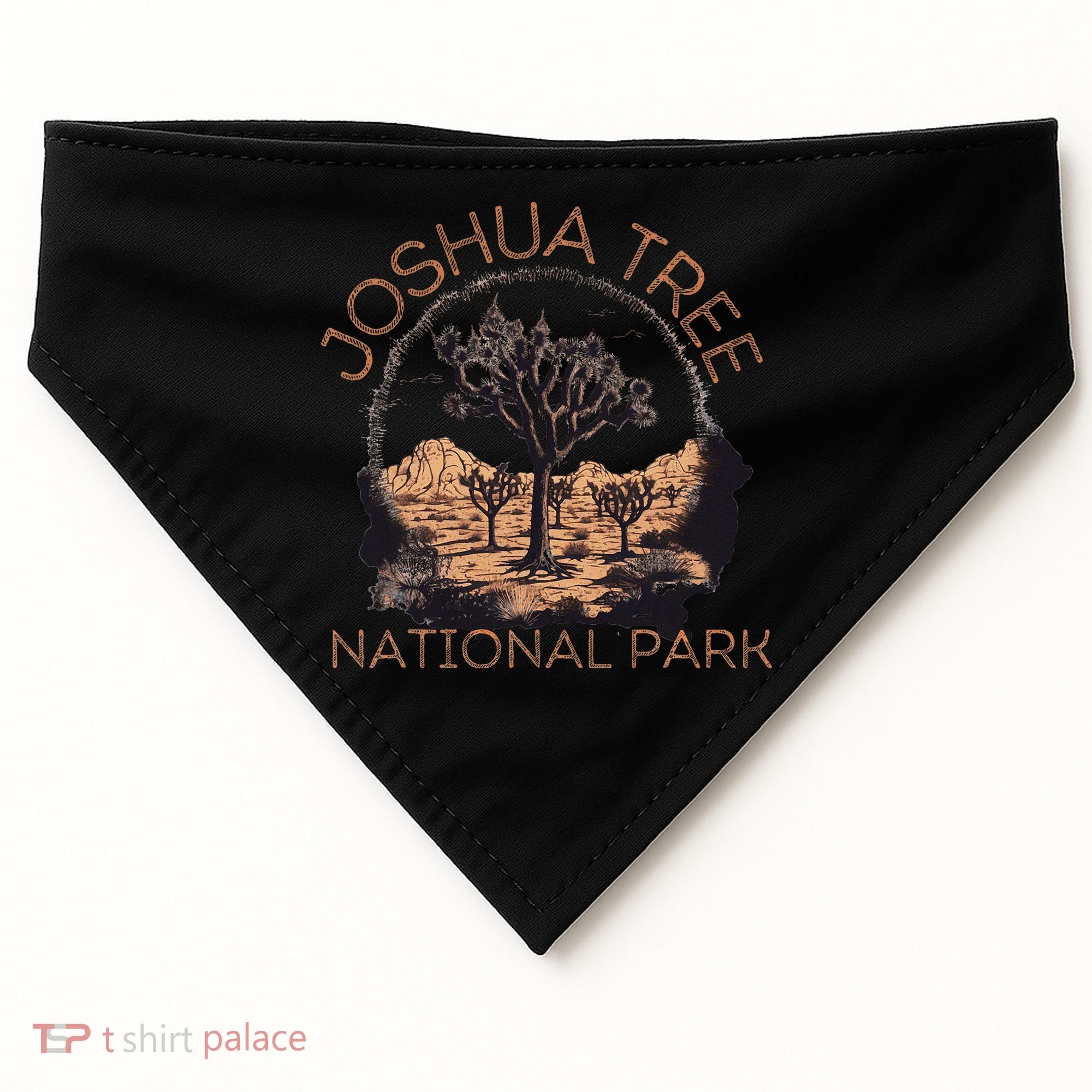 Joshua Tree National Park USA-Made Doggie Bandana
